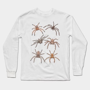 Huntsman Spider Pattern Long Sleeve T-Shirt
